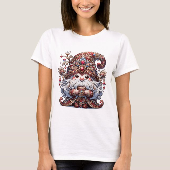 Coffee Gnome Ruby T Shirt (Framsida)