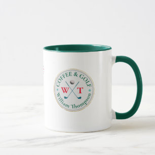 COFFEE & GOLF Golf Player Mugg