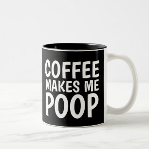 COFFEE GÖR MIG POOP FUNny Kaffe koppar