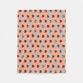 Coffee Heart Fleecefilt