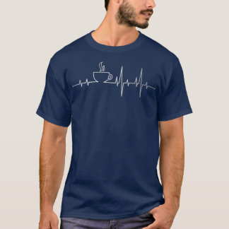Coffee Heartbeat Active  T Shirt