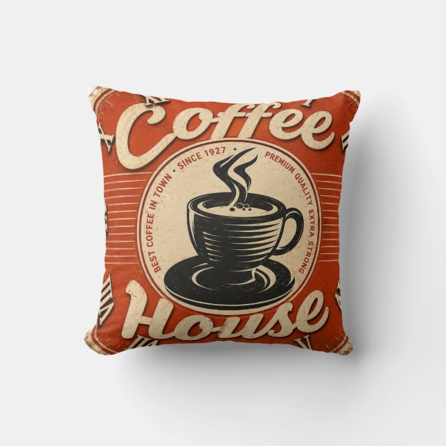 Coffee House  Kudde (Framsida)