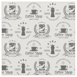 Coffee House Logotyper Tyg