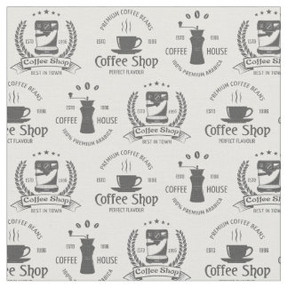 Coffee House Logotyper Tyg