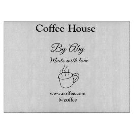 Coffee house made with love add text website socia
