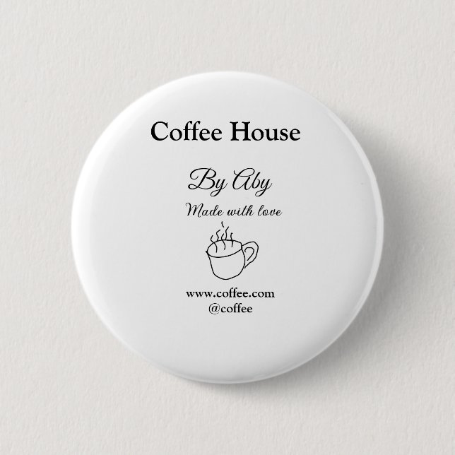 Coffee house made with love add text website socia knapp (Framsida)