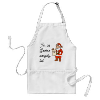 Coffee House Sleuths Apron: Santa's Naughty List Förkläde