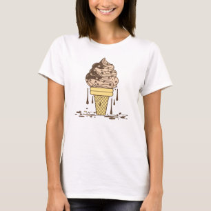 Coffee Ice Cream T Shirt