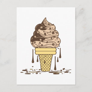 Coffee Ice Cream Vykort