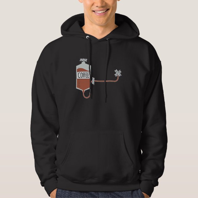 Coffee Infusion Directly Into Your Heart  Coffee Hoodie (Framsida)
