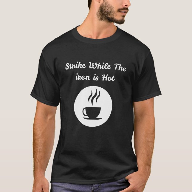 Coffee Iron Strike Tee på Women's Premium T-Shirt (Framsida)
