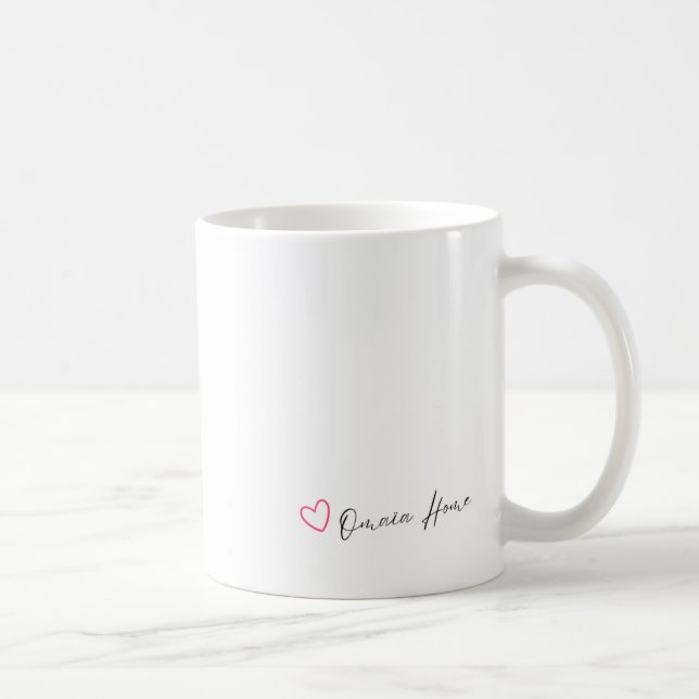 Coffee Is a Hug in a Mug Typography Coffee Mug Kaffemugg (Höger)