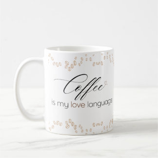 Coffee is My Love Language Mug Kaffemugg