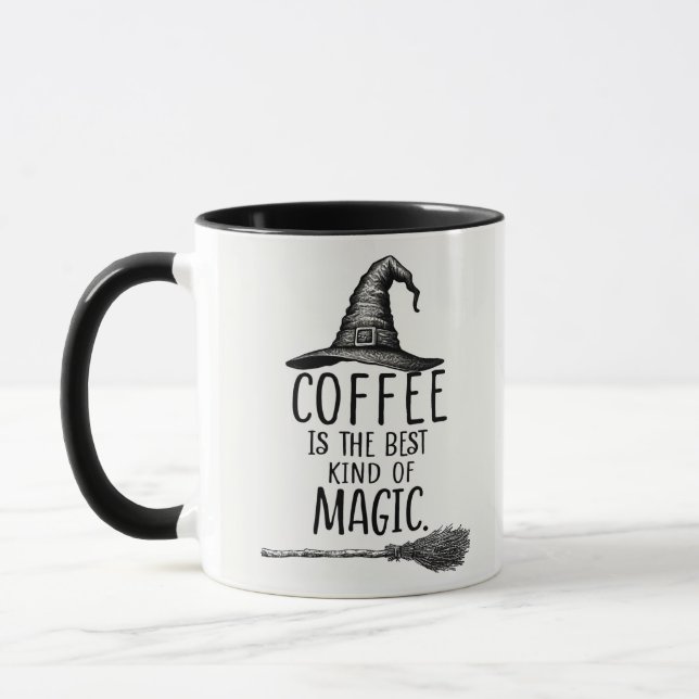 Coffee is the Best Kind of Magic Mug Mugg (Vänster)