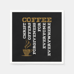 Coffee Jesus Christianity Church Faith Gift Pappersservett