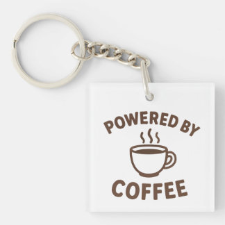 "Coffee Keychain" - "Powered by Coffee"