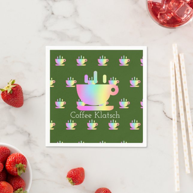 Coffee Klatsch Rainbow Pappersservett (Insitu)