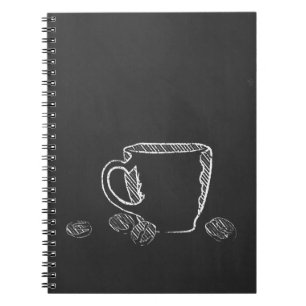 COFFEE KOPP CHALK ANTECKNINGSBOK