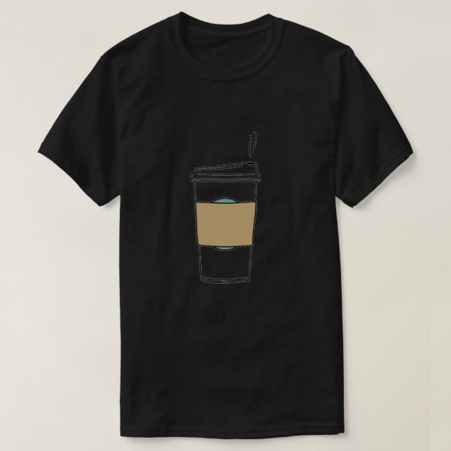 Coffee Kopp Graphic T-Shirt (Design framsida)
