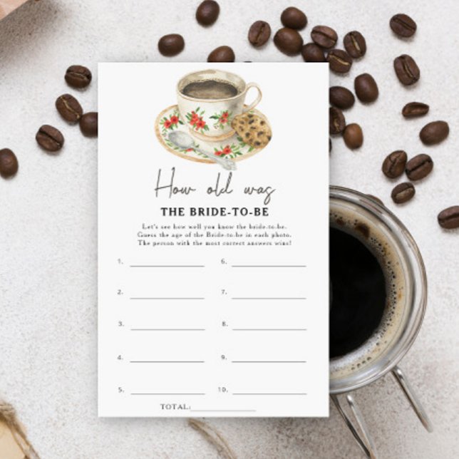 Coffee kopp Hur gammal var bruden? (Skapare uppladdad)