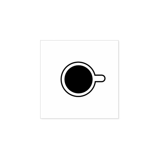 Coffee Kopp Loyalty Frimärke Stämpel (Tryck)
