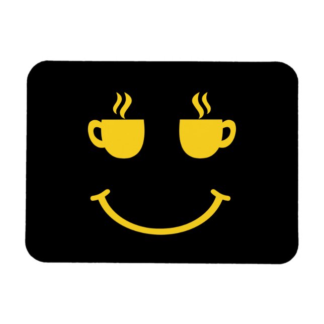 Coffee Kopp Smile Magnet (Horisontell)