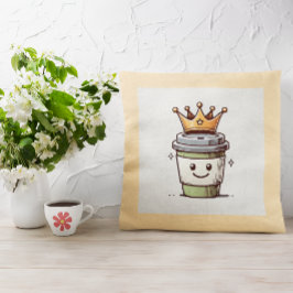 Coffee Kung Kawaii Kudde