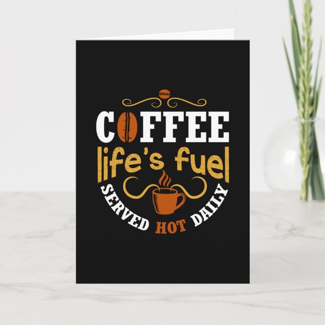 Coffee Life's Fuel Kort (Framsida)