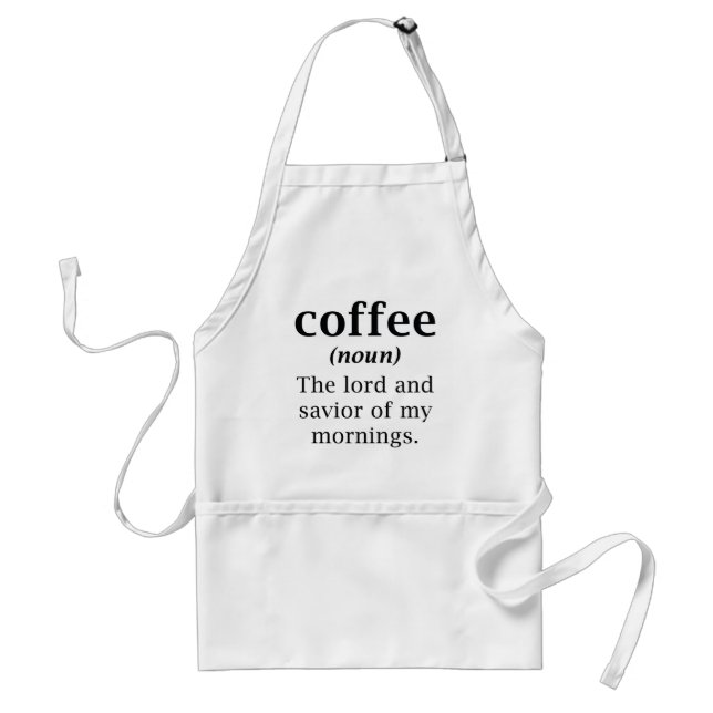 Coffee Lord and Savior Förkläde (Framsidan)