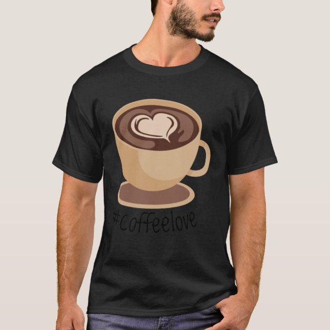 Coffee Love Coffee Arabica Beans Barista Roasting  T Shirt (Framsida)