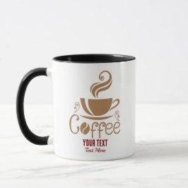 Coffee Lover Design – Minimal Coffee Cup Graphic Mugg