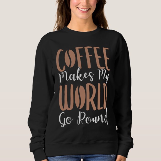 Coffee Lover Espresso Barista Cappuccino Latte Art T Shirt (Framsida)