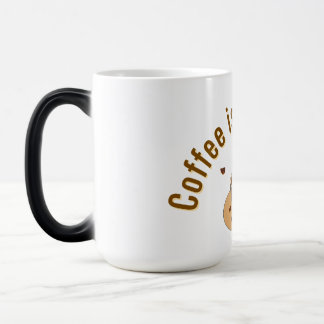 Coffee Lover Mug | Cute Coffee Cup Design | Gift f Magisk Mugg