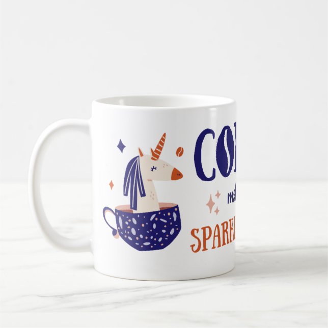 Coffee Lovers Mug– Funny & Motivational Gift Kaffemugg (Vänster)