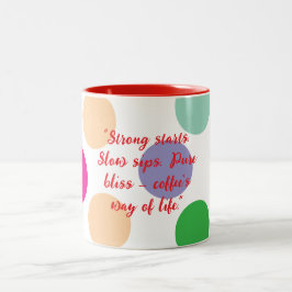 Coffee Lovers Mug Två-Tonad Mugg