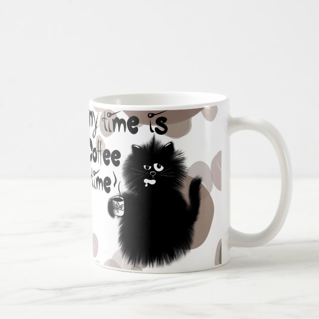 Coffee loving cat kaffemugg (Höger)