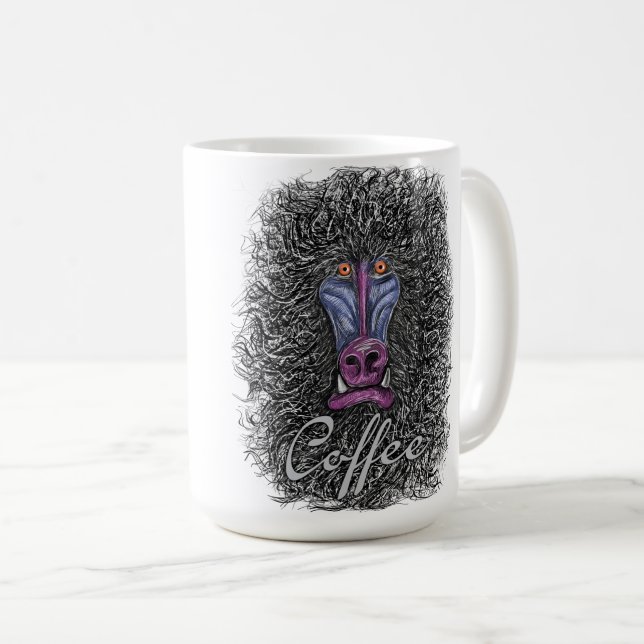 Coffee Mandrill Kaffemugg (Framsida höger)