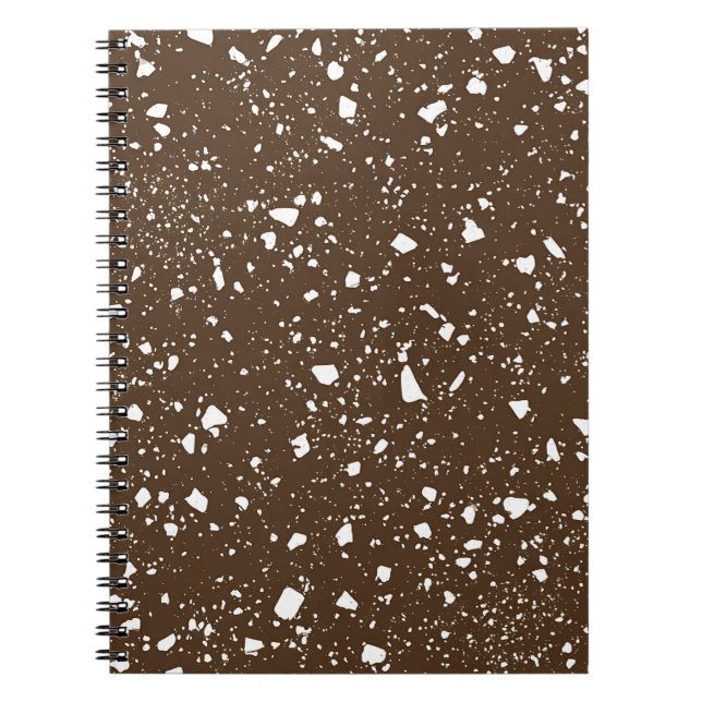 Coffee Marble Notebook Anteckningsbok (Framsidan)