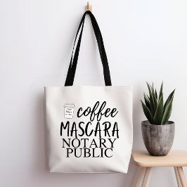 Coffee Mascara Notary Public Tygkasse