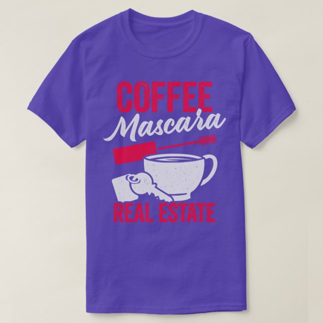 Coffee Mascara Real Gods T Shirt (Design framsida)