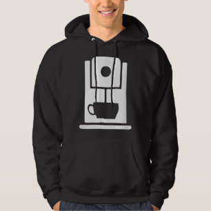 Coffee Maskin Cafe Worker Uniform Hoodie