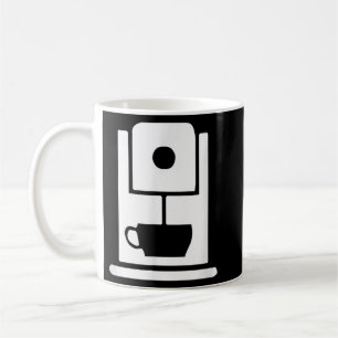 Coffee Maskin Cafe Worker Uniform Kaffemugg