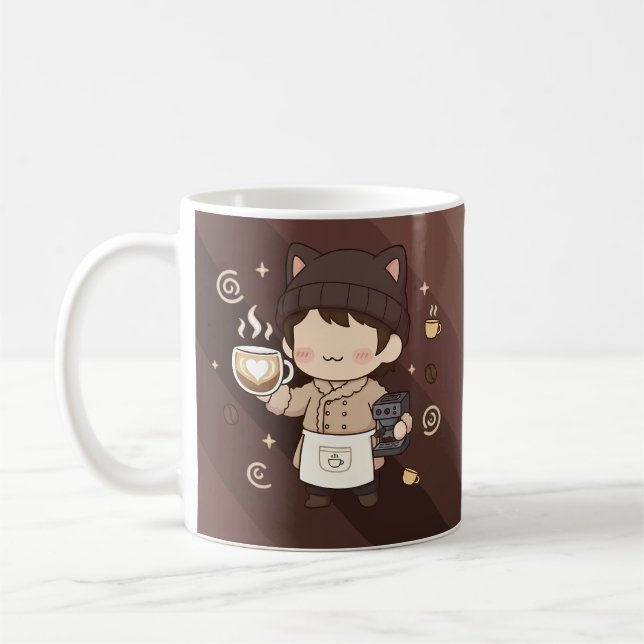 Coffee Master Espresso Expert Konst Kaffemugg (Vänster)