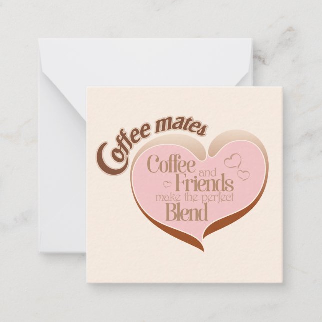 Coffee mates anteckningskort (Framsida)