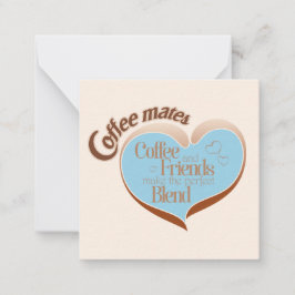 Coffee mates anteckningskort