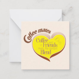 Coffee mates anteckningskort