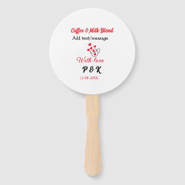 Coffee & milk blend love couple coffee red heart n