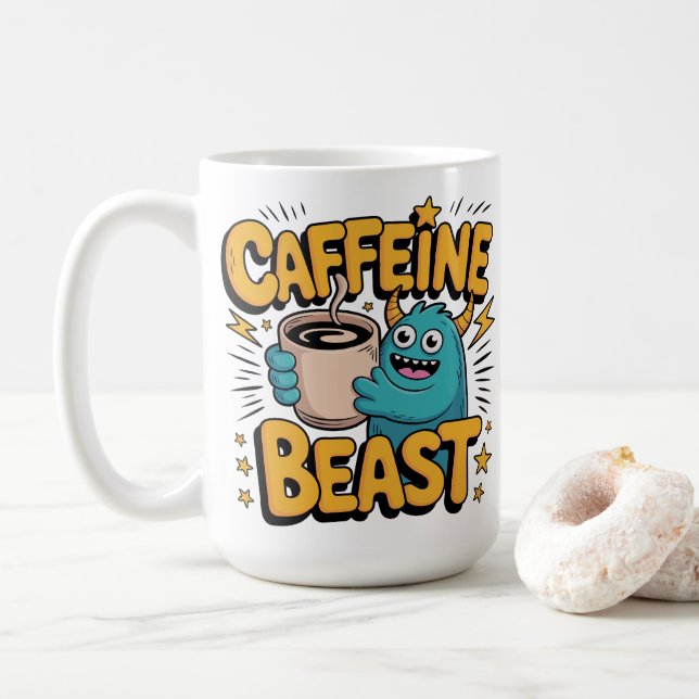 Coffee Monster Kaffemugg (Med munk)