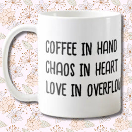 Coffee Morsa Momlife Funny Cute Mors dag Gift Kaffemugg