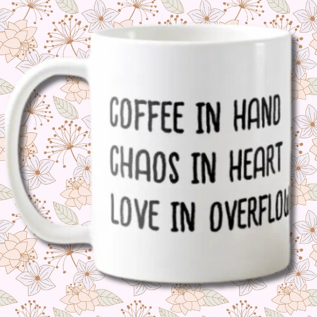 Coffee Morsa Momlife Funny Cute Mors dag Gift Kaffemugg (Add a name and make it yours now!)